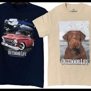 Outdoor Life Men’s Small Graphic Print T-Shirt